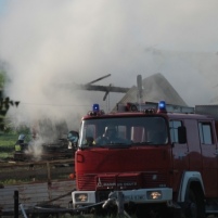 BIESZCZADY: Pożar domku letniskowego. Straty oszacowano na 3 tys. zł