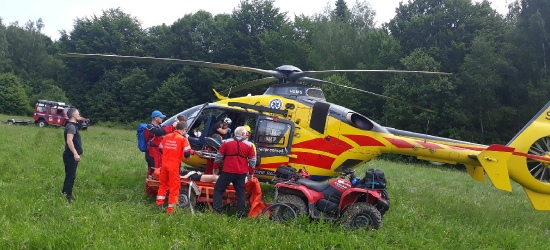 Jedna turystka z urazem głowy, druga kolana. Goprowcy i LPR w akcji (FOTO)